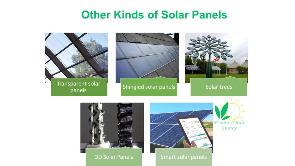 Solar Panels' Kinds