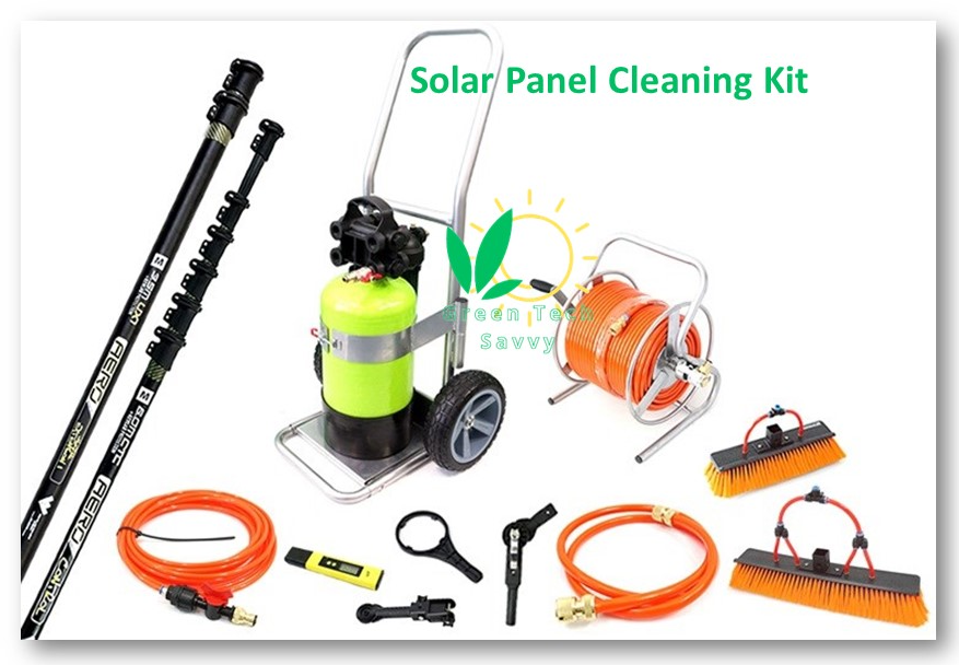 A Kit of Tools to Clean Solar Panels