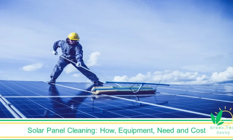 Solar Panel Cleaner and Clearing