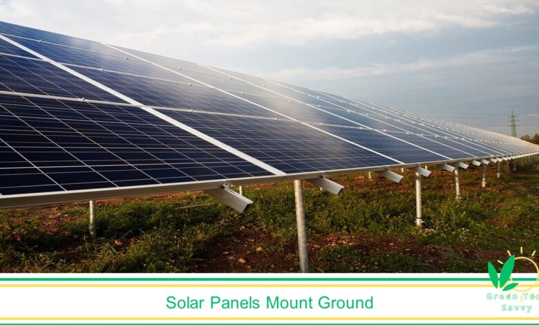 solar panels ground mounted